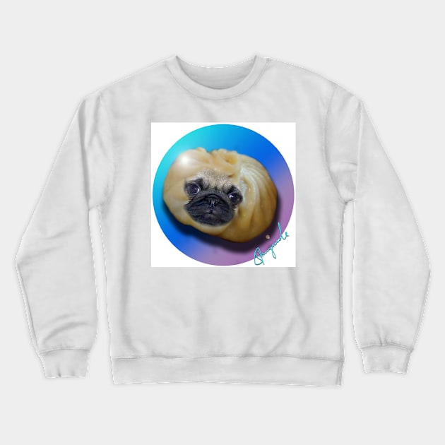 PUG DUMPLING Crewneck Sweatshirt by STORMYMADE